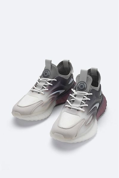 Avva Men's Gray Flexible Sole Sneaker Shoes A41Y8024