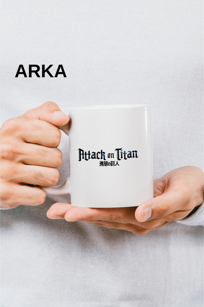 gavebutik Attack On Titan ''Levi Ackerman'' Baskılı Hediyelik Seramik Kupa Bardak Makinede Yıkanabilir