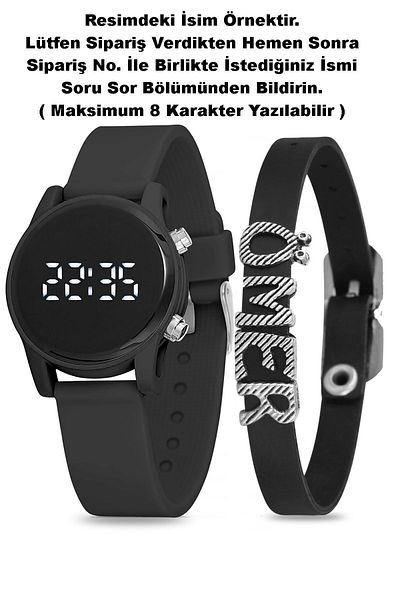 Eylemboutique Children's Watch Waterproof Digital Girl / Boy's Wristwatch Black-imple Special Bracelet-Over 8 Years