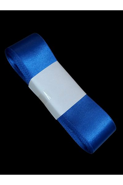 yörük tuhafiye 4 cm Saks Blue Satin Ribbon 10 Meters One Ball,Satin,Seten, Ribbon,Kurdale Rose Bouquet Ribbon