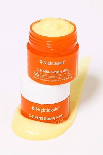 The Potions Nightingale Vitamin C Sleeping Mask Pore Firming/Revitalizing 100ml Aha/Bha/Pha/Niacinamide