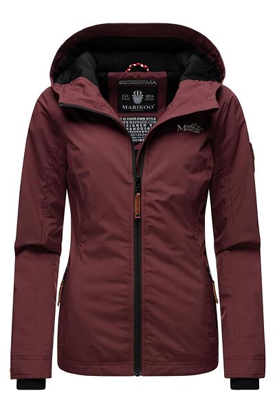 Marikoo Übergangsjacke Brombeere