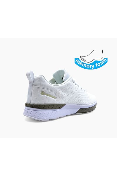 Hammer Jack Ανδρικά αθλητικά παπούτσια Memory Foam Casual Λευκά