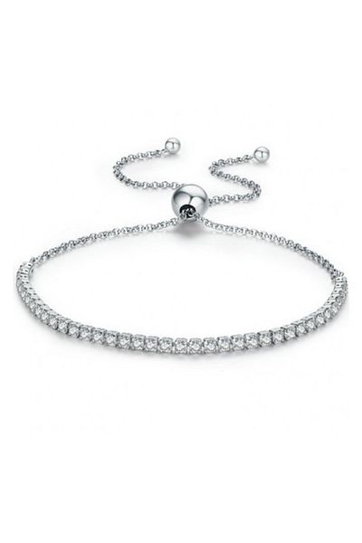 TrioStore Brățară din argint Sparkling Tennis clear