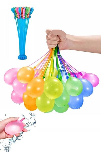 Bundeba 37 Adet Oyuncak Su Balonu Ve Su Balon Sihirbazı Su Oyunu Doldurma Aparatı Parti Malzemesi