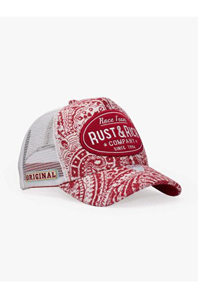 RustandRich Women Men Burgundy Trucker Hat Premium Collection Vintage Race