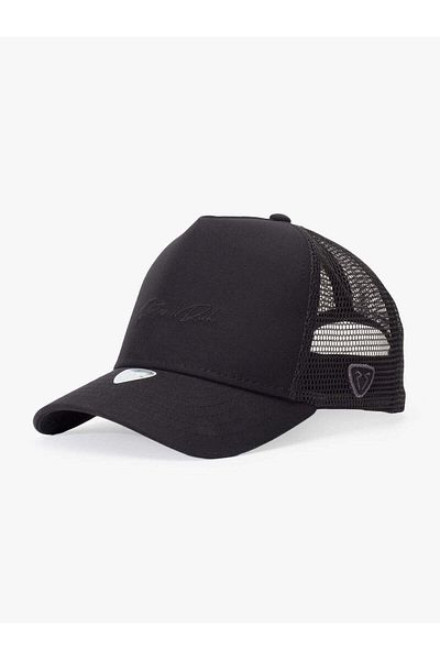 Rust&Rich Women Men Black Trucker Hat Timeless Collection Casual