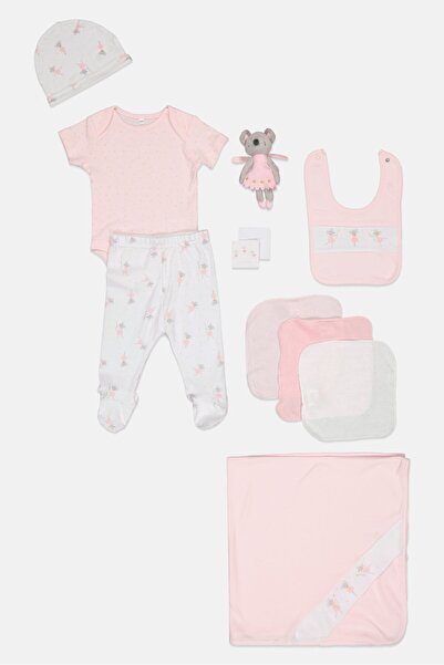 Rock A Bye Baby Boutique طقم هدايا معلق مكون من 10 قطع من بدلة الجسم والسراوي...