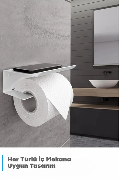 3art Metal Клейка туалетна паперова коробка - Декоративна вішалка для ванної кімнати Серветниця