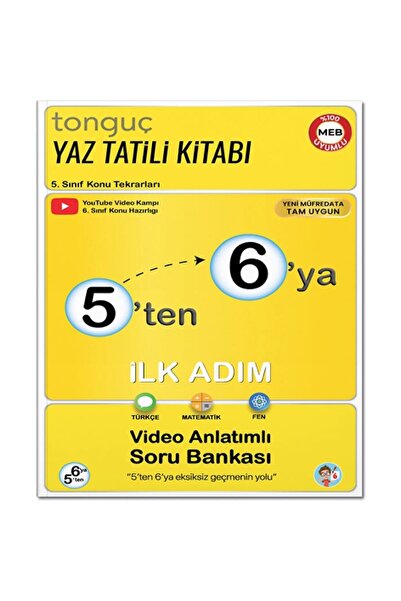Tonguç Yayınları Tonguç 5'ten 6'ya Yaz Tatili Kitabı Ilk Adım