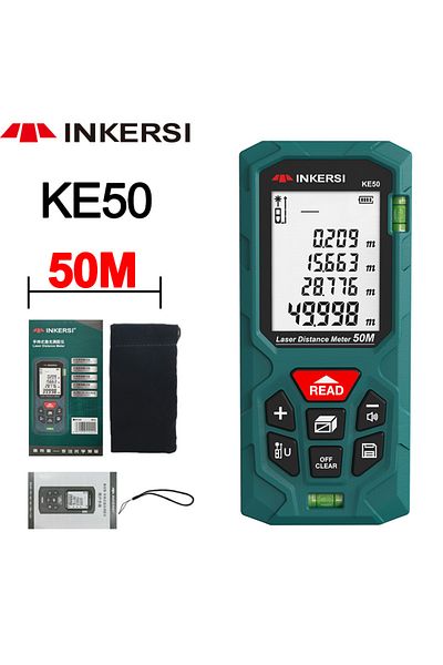 Choice Ke50 50m Inkersi Laser Rangefinder Digital Tape Measure 40m/70m/120m High Precision Laser Distance M