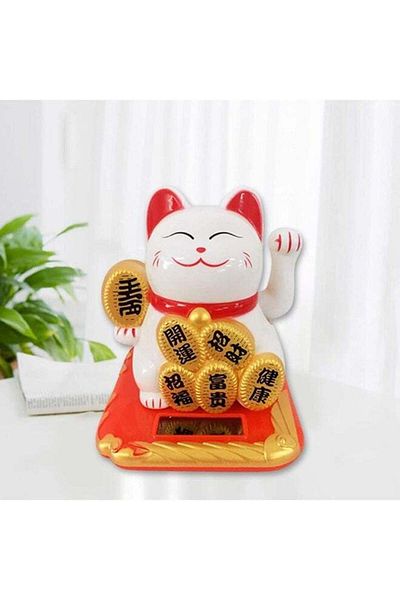 fulina Lucky Cat Ornaments, Symbolizing Happiness, Wealth and Good Luck, Suitable for Shops and Restaurants