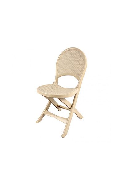 rexa Plastic Beach Chair – Durable & Low Seating, 85x43x37 cm for Outdoor Relaxation