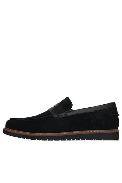 İriadam Ayl1112 Black Suede Large Size Men's Shoes in Numbers 45,46,47,48,49,50