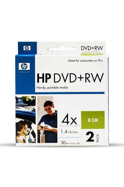 HP Mini DVD Read & Write 30 Minutes 8 cm 1.4 GB, 2 DVDs