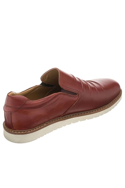 İriadam 45 - 46 - 47 - 48 - 49- 50 Ag8444-7 Hazelnut 4 Seasons Top Quality Thermo Sole Large Size Men's Shoes