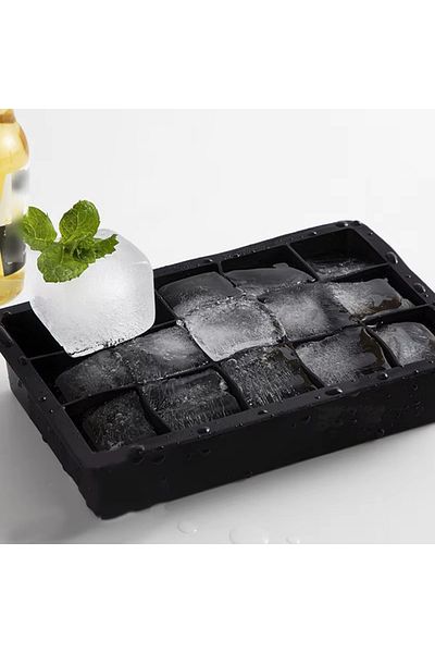 Choice 15 Square Ice Cube Molds Silicone Easy Release Ice Cream Summer Beverage Cooling Tools