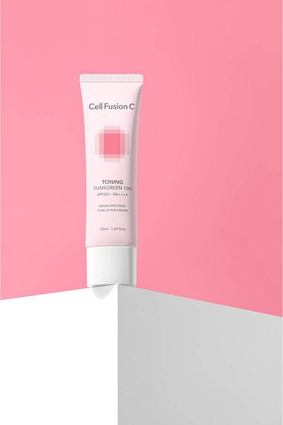 Cell Fusion C HiGh ProTecTive ToninG Cream - Sun EffecT, All Skin TYpes, 100 Spf50/Pa 50 Gr