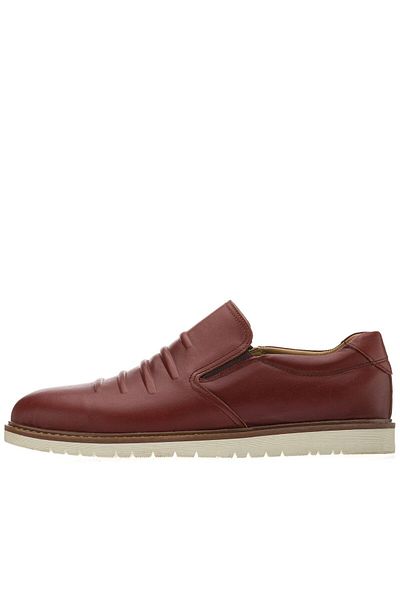 İriadam 45 - 46 - 47 - 48 - 49- 50 Ag8444-7 Hazelnut 4 Seasons Top Quality Thermo Sole Large Size Men's Shoes