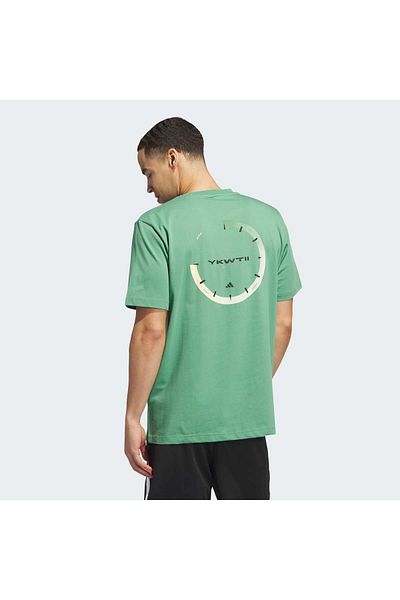 adidas Ανδρικό μπλουζάκι casual Dame Fndn Tee - IY3728 Χακί