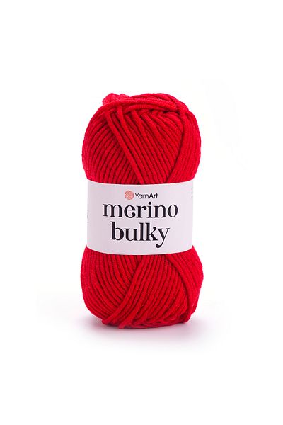 Yarnart Merino Bulky - Hand Knitting Thread Red-156