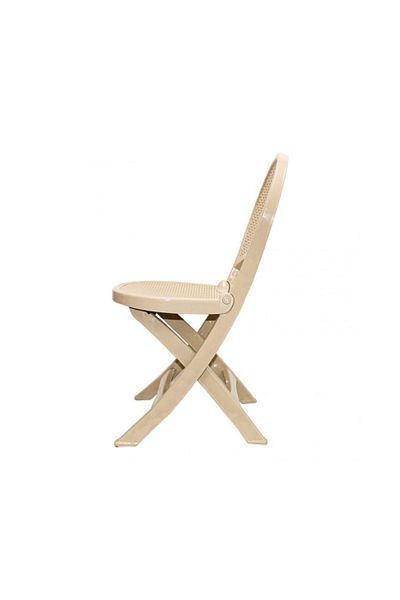 rexa Plastic Beach Chair – Durable & Low Seating, 85x43x37 cm for Outdoor Relaxation