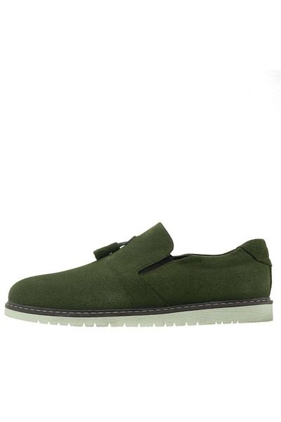 İriadam 45 - 46 - 47 - 48 - 49- 50 Ag8442 Khaki Suede Top Quality Thermo Sole Large Size Men's Shoes