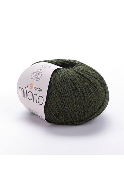 Yarnart Milano - Πλεκτό Νήμα Χεριών Σκούρο Πράσινο-874