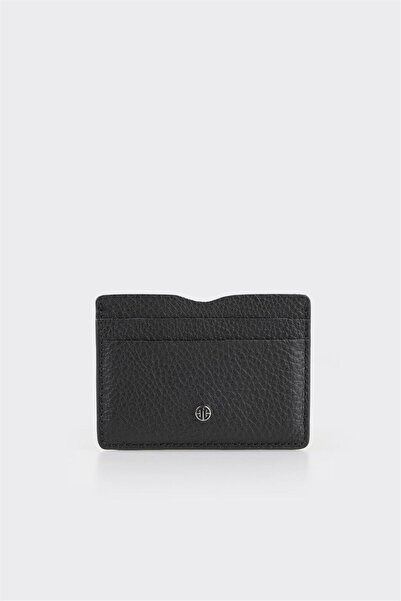 Elle Shoes Siyah Deri Erkek Kartlık