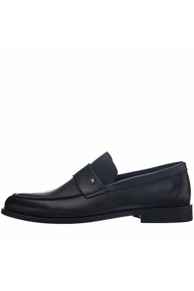 İriadam Kd0695 Black Analin Neolit Sole Top Quality Leather Large Size Men's Shoes