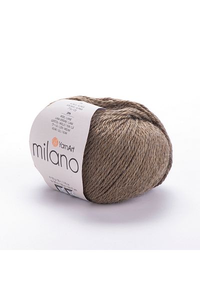 Yarnart Milano - Χειροποίητο Νήμα Πλεξίματος Σκούρο Μπεζ-855
