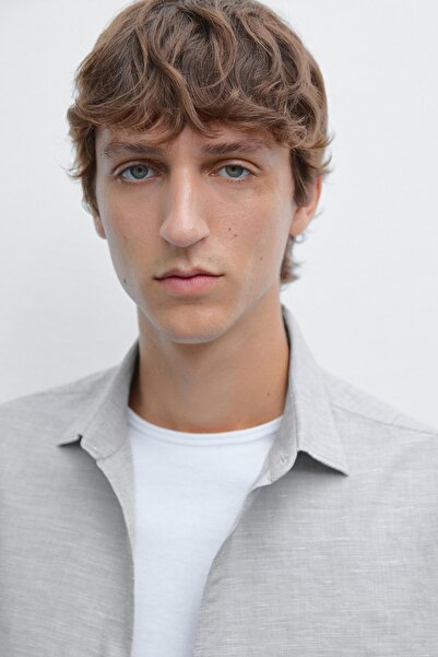 Massimo Dutti Kontrast Iplikli Regular Fit Gömlek