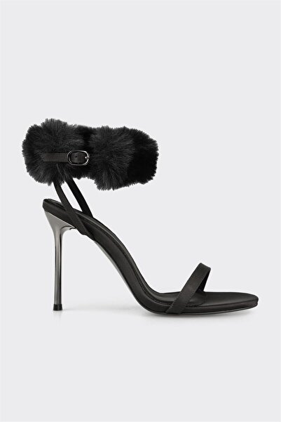 Elle Shoes Siyah Kadın Sandalet