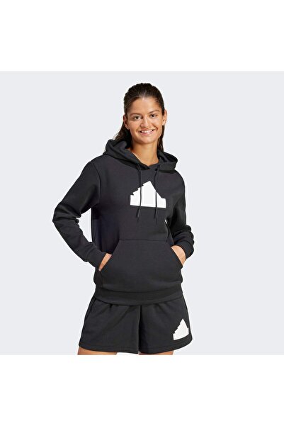 adidas Siyah Kadın Kapüşon Yaka Sweatshirt Ip1541 W