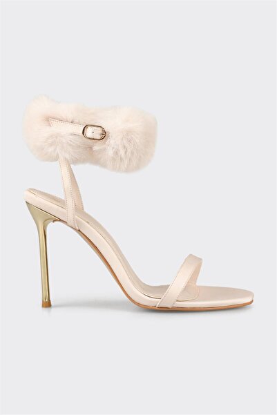Elle Shoes Bej Kadın Sandalet