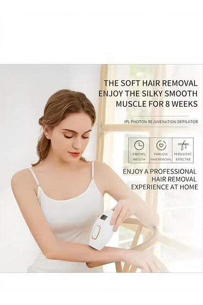 Generic Laser Hair Removal Device, Painless Permanent Full Body Facial Upper Lip Line Armpits Legs Arms Face