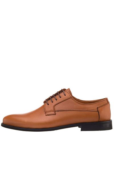 İriadam Nv1086 Tan Leather Neolit Sole Large Size Men's Classic Shoes in Numbers 45,46,47,48,49,50