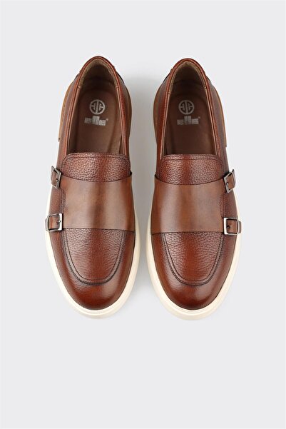 Elle Shoes Taba Deri Erkek Günlük Ayakkabı