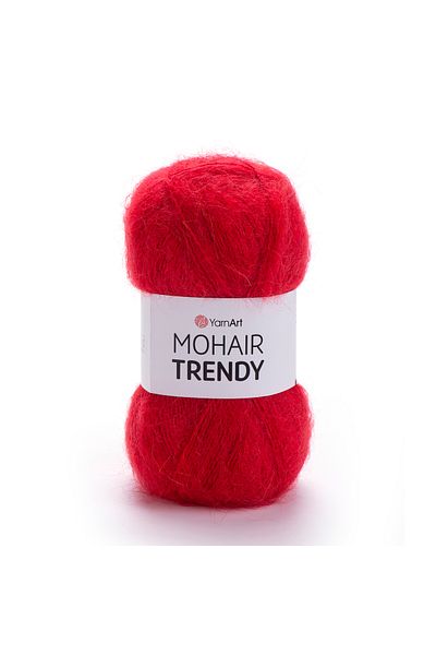Yarnart Mohair Trendy - Hand Knitting Thread Red-105