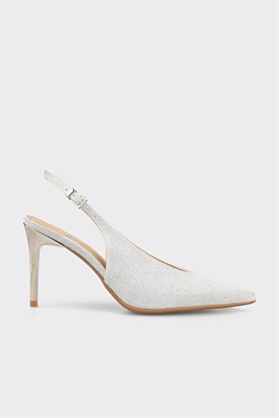 Elle Shoes Lame Kadın Topuklu Ayakkabı