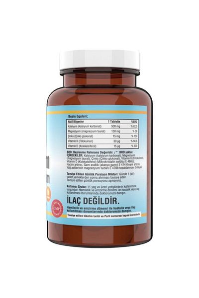NCS Calcium Magnesium Zinc 120 Tablets