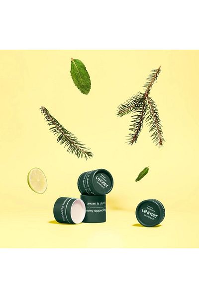 LEKKER Lekker cream deodorant, vegan, aluminum-free, Woodland 30g (zero plastic)
