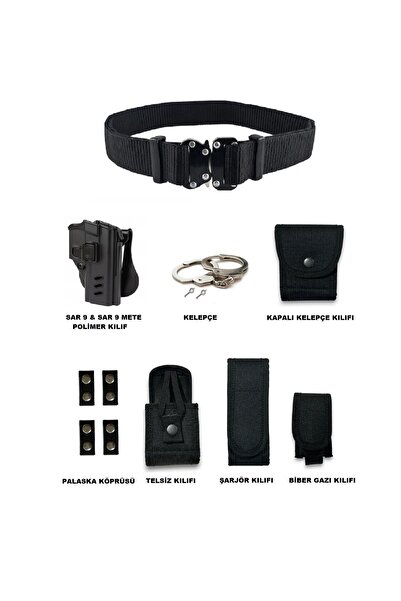 a+ aksoy tactical Dragon Çelik Tokalı Polis-bekçi-güvenlik Kobra Palaska Avan...
