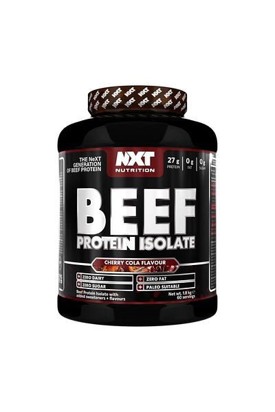 NXT Nutrition Beef Isolate, Cherry Cola, 4 LB, High-Quality Protein, Rich in Amino Acids