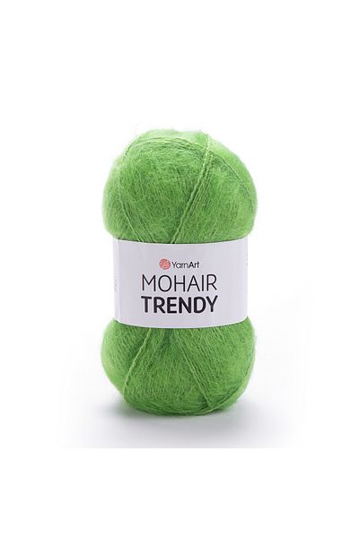 Yarnart Mohaır Trendy - Χειροποίητο νήμα πλεξίματος Grass Green-137