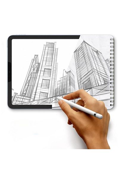 gelle Glass Screen Protector With Paper Texture For Apple Ipad 10th Generation, 10.9" (2022) / A16