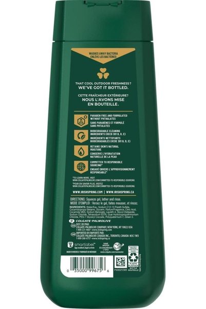 Irish Spring 5in1 Shampoo Whole Body Wash 591ml