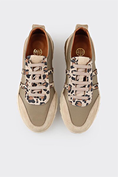 Elle Shoes Bej Kadın Spor Ayakkabı