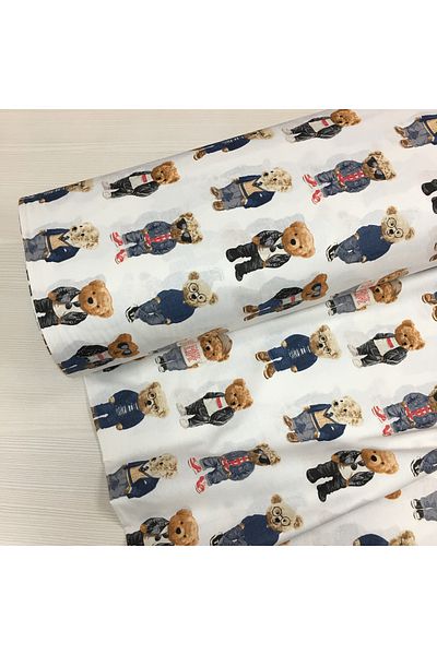 Renk Tekstil Teddy Bear 100% βαμβακερό ύφασμα ποπλίνα