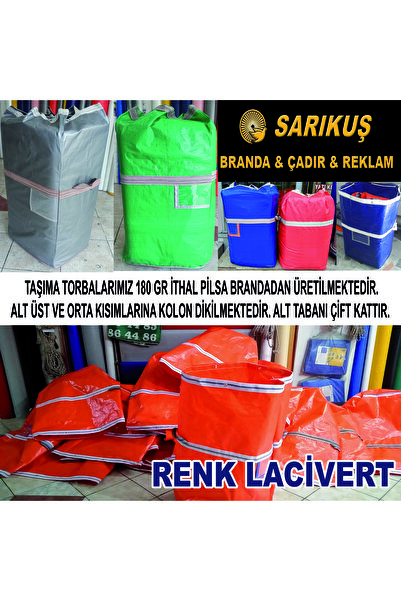 AKAN GRUP TEKSTİL İŞ EV TAŞIMA TORBASI KAPAKLI ALTI ÇİFT KATLI 40X50X100 ÖLÇÜLERİNDE